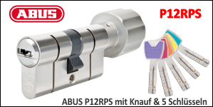 ABUS P12RPS with knob and 5 keys